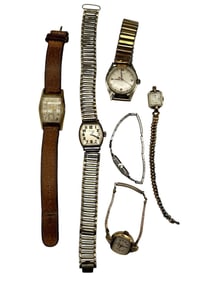 (6) Gold Filled Ladies and Men's Watches