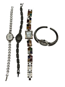Group of Sterling Silver Watches