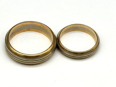 14k Gold Men's and Woman's Wedding Bands