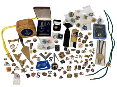 Group of Masonic and Shriner Memorabilia