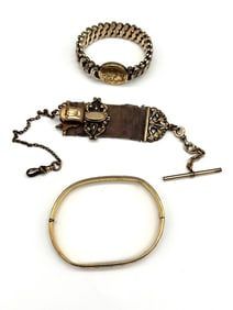 (3) Gold Filled Victorian Jewelry Pieces