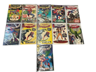 (11) Amazing Spiderman Comics