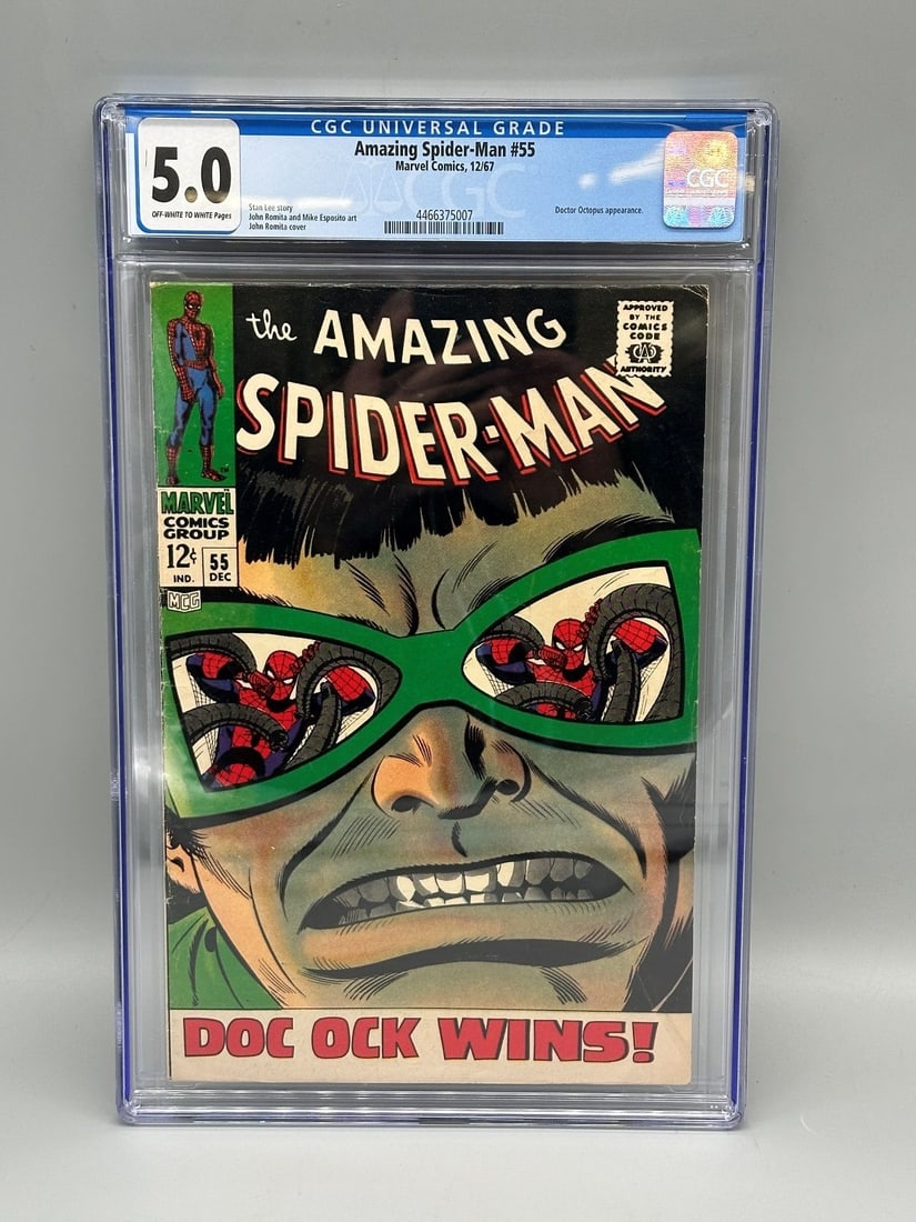 CGC Graded 5.0 Amazing Spider Man #55 Marvel Comics 12/67 (1 of 3)