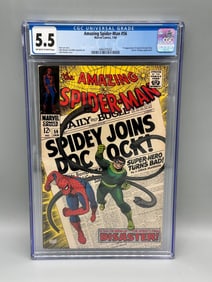 CGC Graded 5.5 Amazing Spider Man #56 Marvel Comics 1968