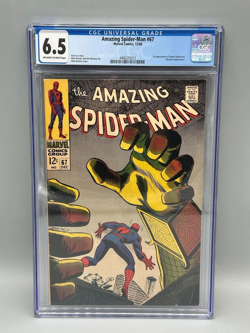 CGC Graded 6.5 Amazing Spider Man #67 Marvel Comics 12/68 (1 of 3)