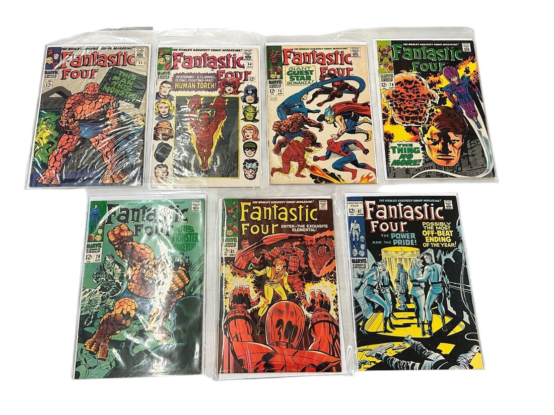 (7) 12 Cent Fantastic Four Comic Books (1 of 5)