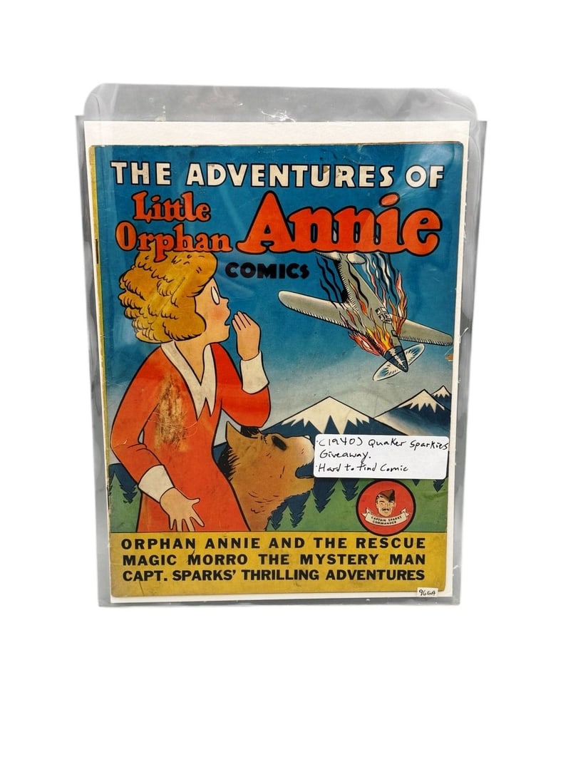 Rare 1940 The Adventures of Little Orphan Annie Quaker Sparkies Giveaway Comic (1 of 1)