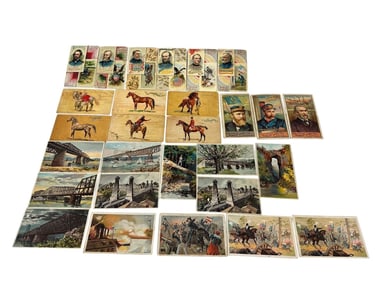 Group of N114, N101, N127, N102, N99 Non Sport Trading Cards; Duke, Honest Tobacco, G.W. Gail.