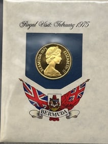 1975 Bermuda $100 Dollar Gold Proof Coin