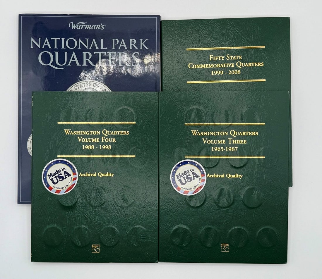Washington, National Parks & US State Quarter Album Collection (1 of 5)