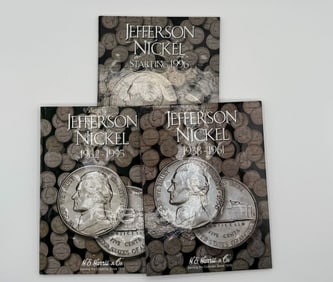 Jefferson Nickel Whitman Album Collection