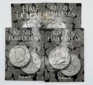 Kennedy Half Dollar Whitman Album Collection