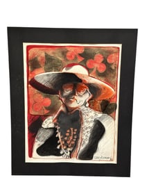 Grey Cohoe "Enemyway Chanter" Artwork Matted and Unframed