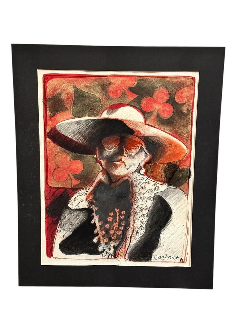 Grey Cohoe "Enemyway Chanter" Artwork Matted and Unframed (1 of 6)