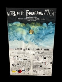 Saul Steinberg Nuits de la Fondation Maeght Music/Ballet Festival Poster