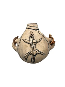 Cochiti Pueblo Pottery Canteen