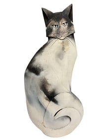 Mary Gates Dewey Studio Art Sitting Cat