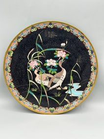Early Cloisonne Charger