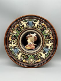 Johann Maresch Majolica Charger