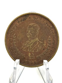 1904 Theodore Roosevelt & Alton B. Parker Flipper Campaign Medal