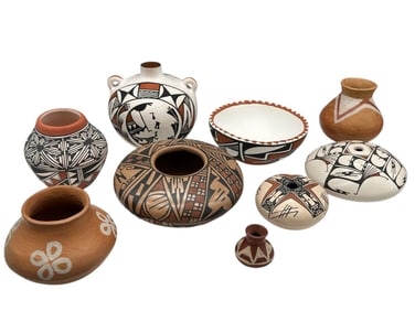 Group of Native American Pottery; Acoma