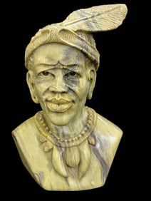 Shona Butter Stone Sculpture by T.M. Gidi Zimbabwe