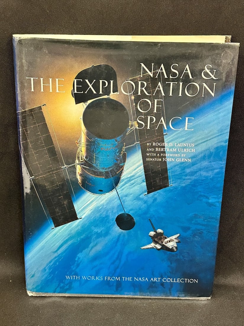 NASA and the Exploration of Space With Works from NASA Art Collection Book Signed by Authors (1 of 3)
