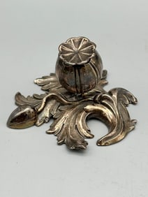 Smith and Sessions Silver Plate 1848 Acorn Finial