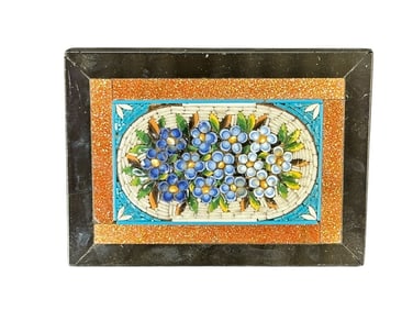 19th Century Micro Mosaic Paperweight