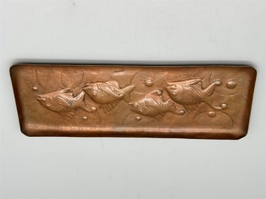 Newlyn Copper Tray Arts and Craft