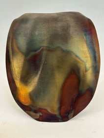 Michael Weinberg Raku Vase