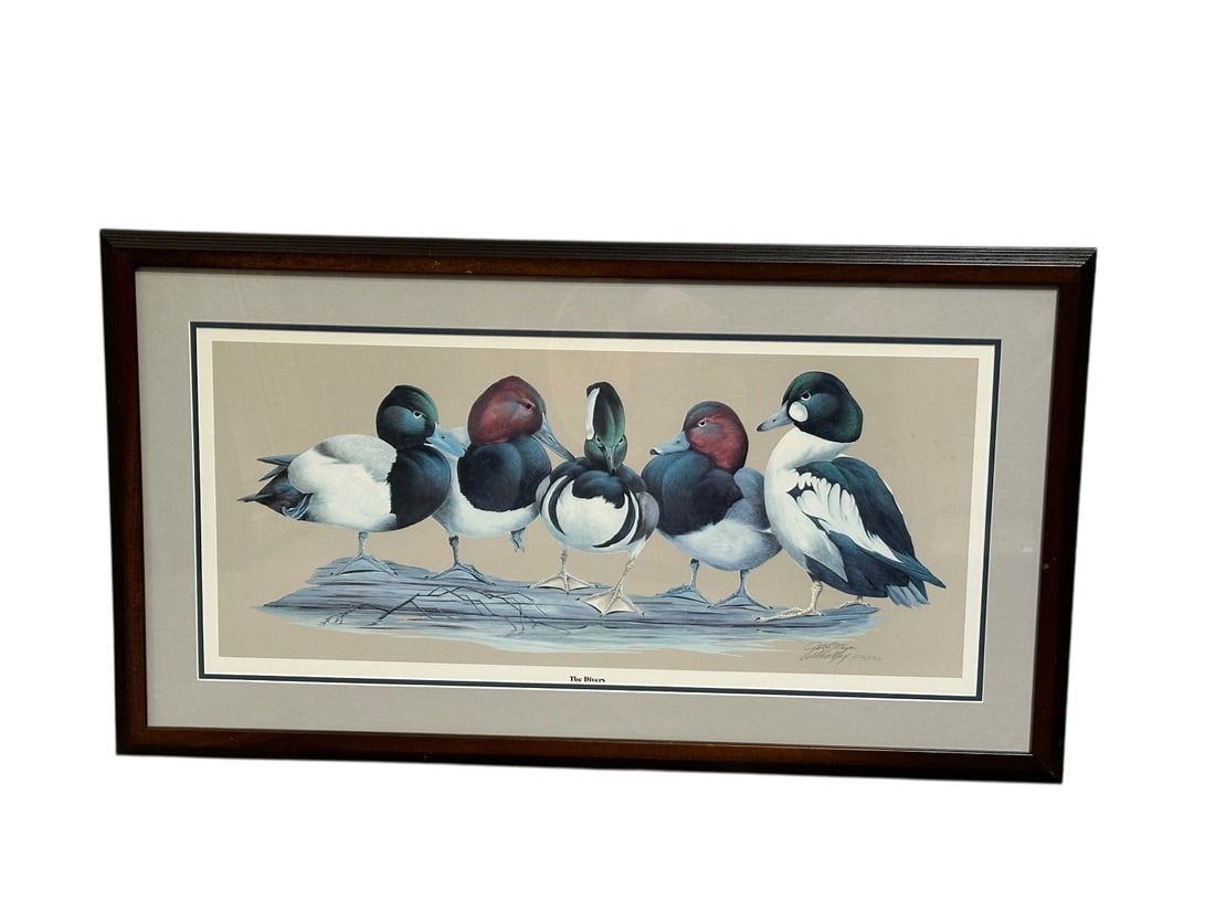 Art LaMay "The Divers" Duck S/N Lithgograph: Art LaMay "The Divers" Duck S/N Lithgograph: Numbered 2776/5300, measures 41 x 23".