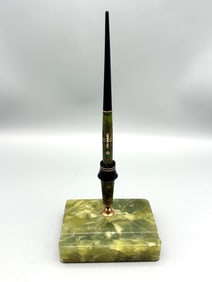 Marble Base Holder With 14k Nib Eversharp Fountain Pen