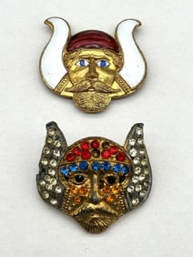 Pair of Zaman Grotto Badges