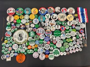 (150+) Jimmy Carter Political Buttons