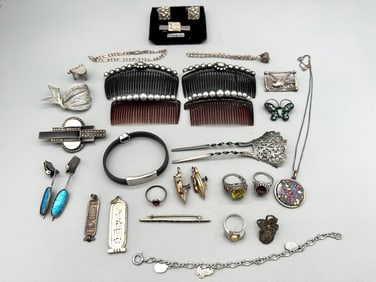 Group of Misc. Sterling Silver Jewelry