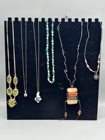 (6) Sterling Silver Necklaces