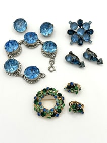 (3) Vintage Rhinestone Jewelry Sets