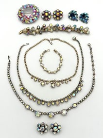 Group of Aurora Borealis Jewelry Sets