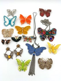 Group of Butterfly Jewelry