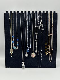 (10) Vintage Costume Jewelry Necklaces