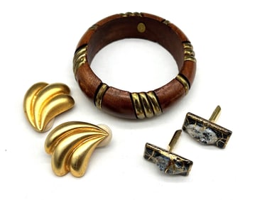 Group of Kenneth J Lane and Victoria Fleming Costume Jewelry