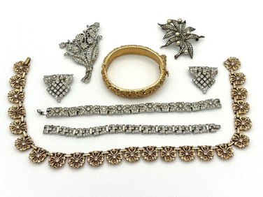 Group of Vintage Crown Trifari Jewelry