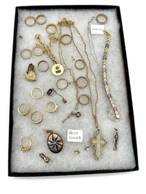 Group of Gold Filled and Sterling Silver Jewelry