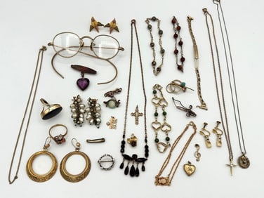Group of Gold Filled Jewelry