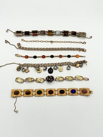 (7) Gold Filled Bracelets: Van Dell, Probst, Winard, Others