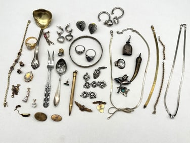 Sterling Silver and Gold Filled Jewelry Group