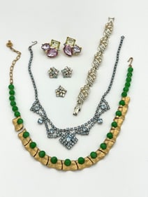 Vintage Signed Costume Jewelry Group
