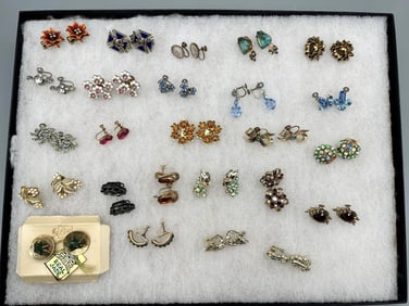 (25) Pairs of Vintage Coro/Corocraft Earrings