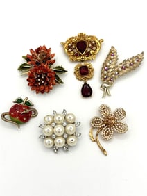 Group of Vintage Coro Costume Jewelry